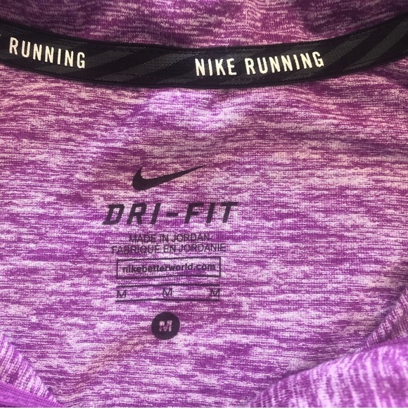 Nike /Running Dri-FIT /1/2 zip long sleeve top/ Size M - Picture 6 of 9